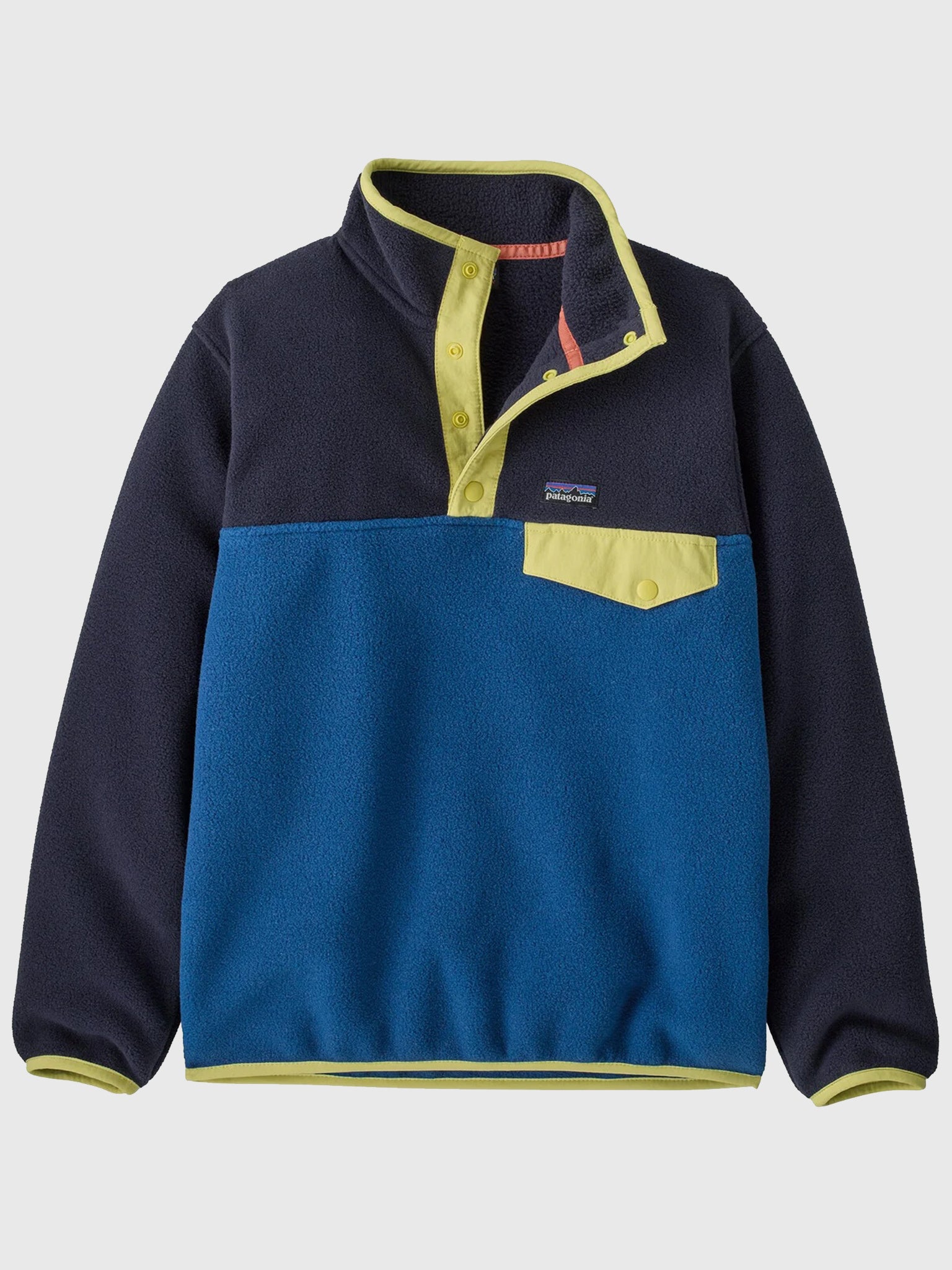 Patagonia Kids' Lightweight Synchilla® Snap-T® Fleece Pullover - Saint Bernard