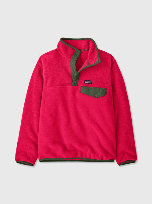 Patagonia Kids' Lightweight Synchilla Snap-T Fleece Pullover - Saint Bernard