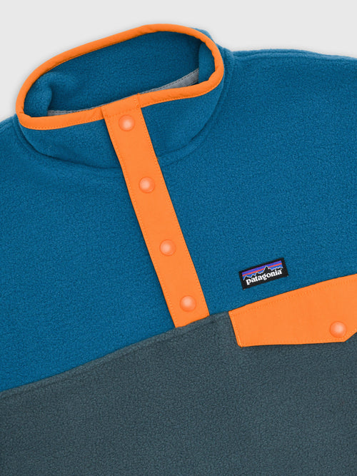 Patagonia Kids' Lightweight Synchilla Snap-T Fleece Pullover - Saint Bernard