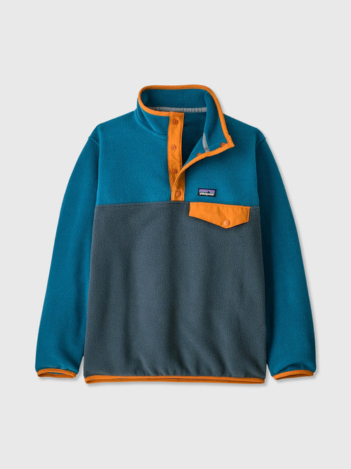Patagonia Kids' Lightweight Synchilla® Snap-T® Fleece Pullover - Saint Bernard