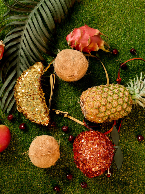 Alemais Banana Embellished Mini Bag