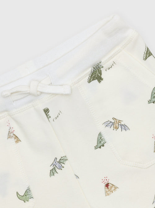 Angel Dear Baby Boys' Dinos Jogger Pant - Saint Bernard