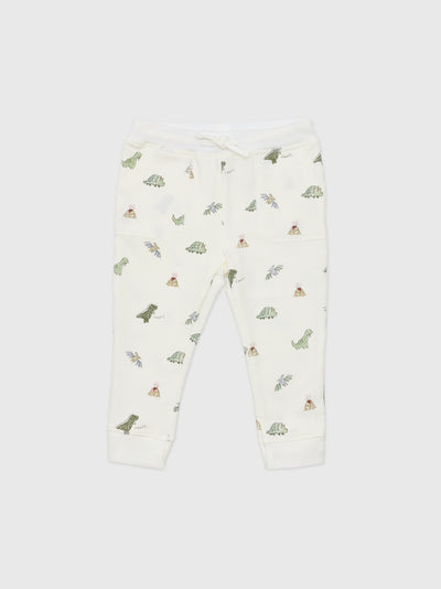 Angel Dear Baby Boys' Dinos Jogger Pant - Saint Bernard