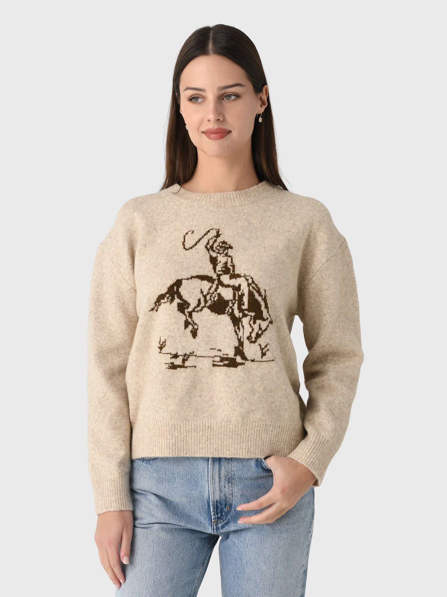 Eche Women's Cowboy Sweater - Saint Bernard