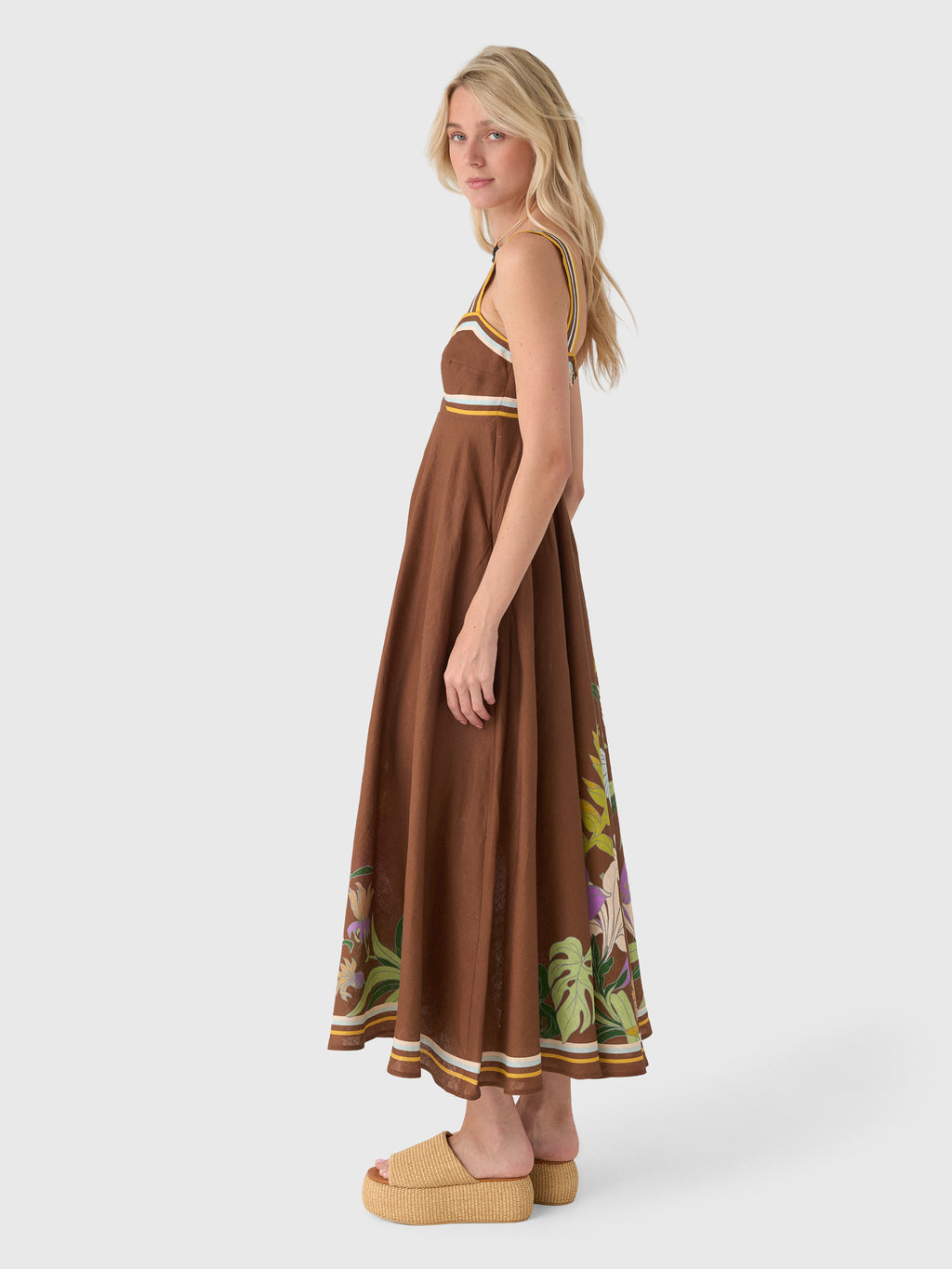 Alemais Women's Alfie Twist Sundress - Saint Bernard