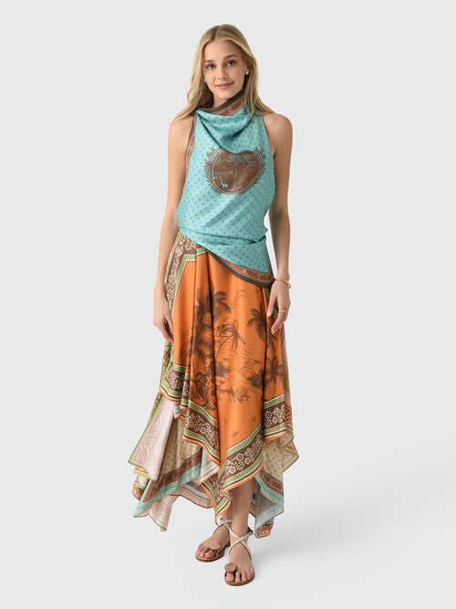 Alemais Women's Alberta Scarf Midi Dress | Size: US8/AU12