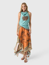 Alemais Women's Alberta Scarf Midi Dress - Saint Bernard