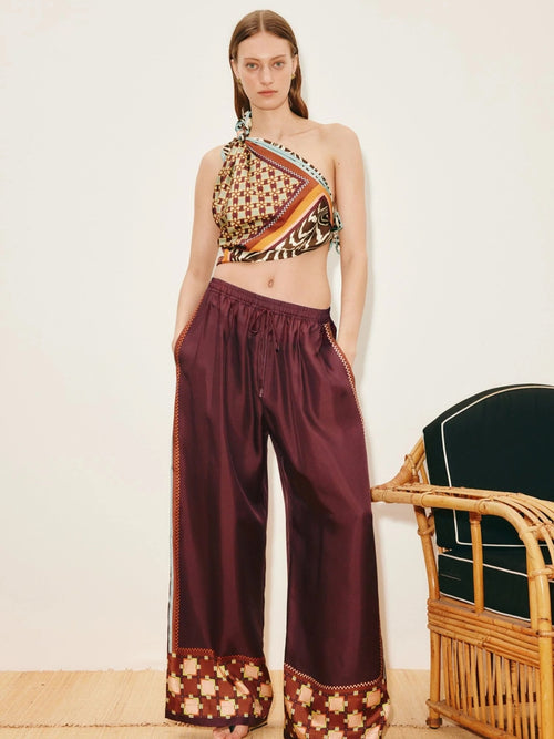 Alemais Women's Wilson Silk Pant