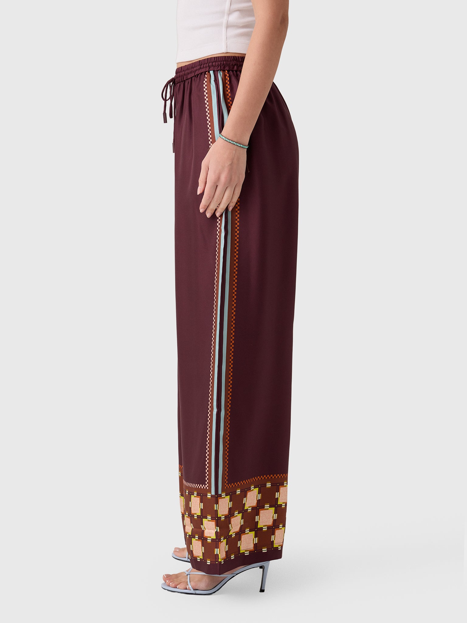 Alemais Women's Wilson Silk Pant - Saint Bernard