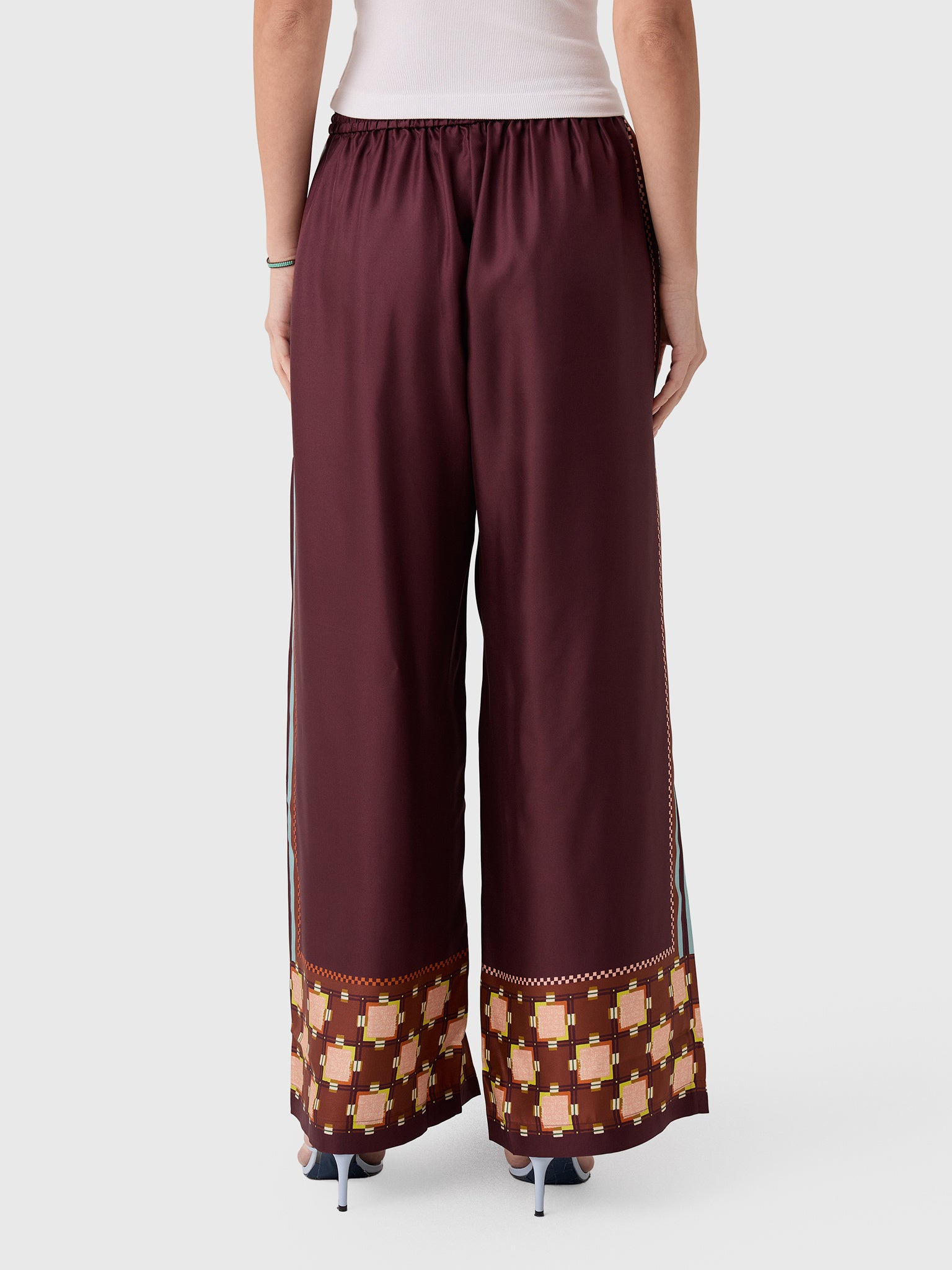 Alemais Women's Wilson Silk Pant - Saint Bernard