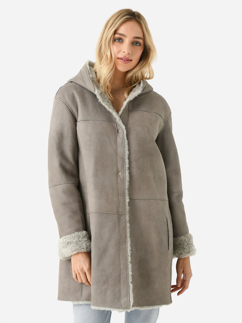 Frauenschuh Women's Olivera Reversible Lambskin Coat - Saint Bernard