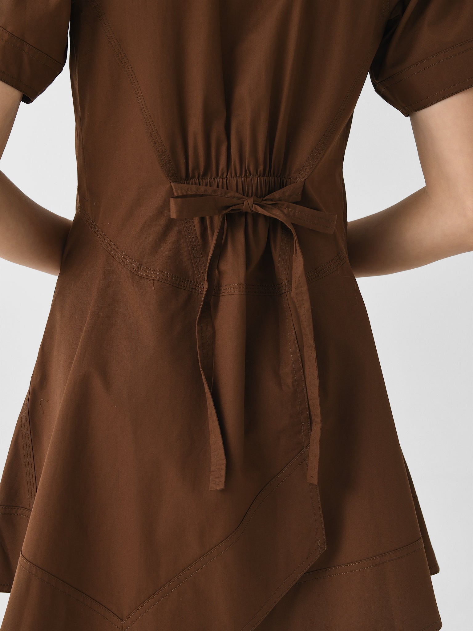 alc julie mini dress A.L.C. Julie Cotton Mini Shirtdress in Black, Size 10