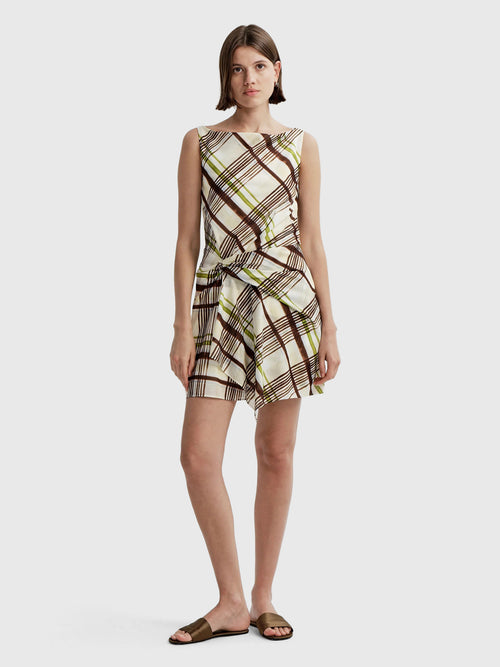 ALC Women's Dea Plaid Cotton Mini Dress