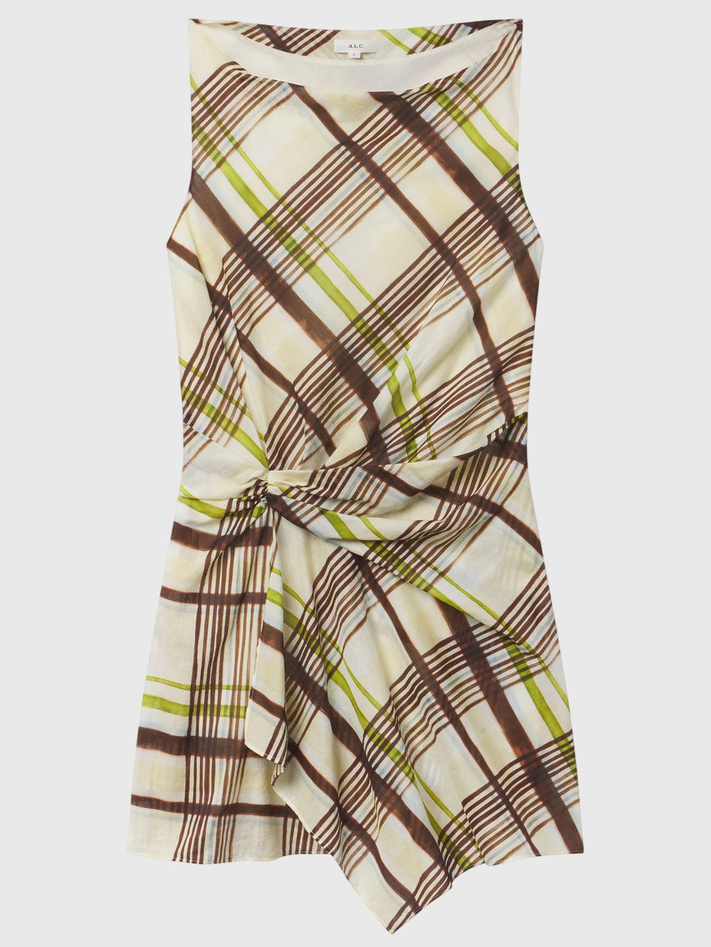 ALC Women's Dea Plaid Cotton Mini Dress