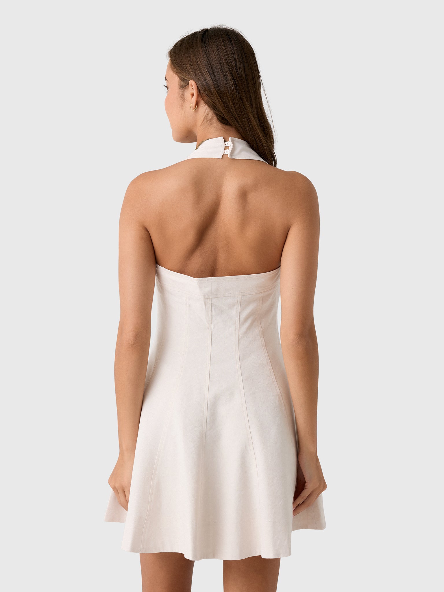 ALC Women's Elli Linen Mini Halter Dress - Saint Bernard