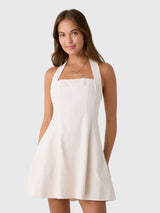 ALC Women's Elli Linen Mini Halter Dress - Saint Bernard