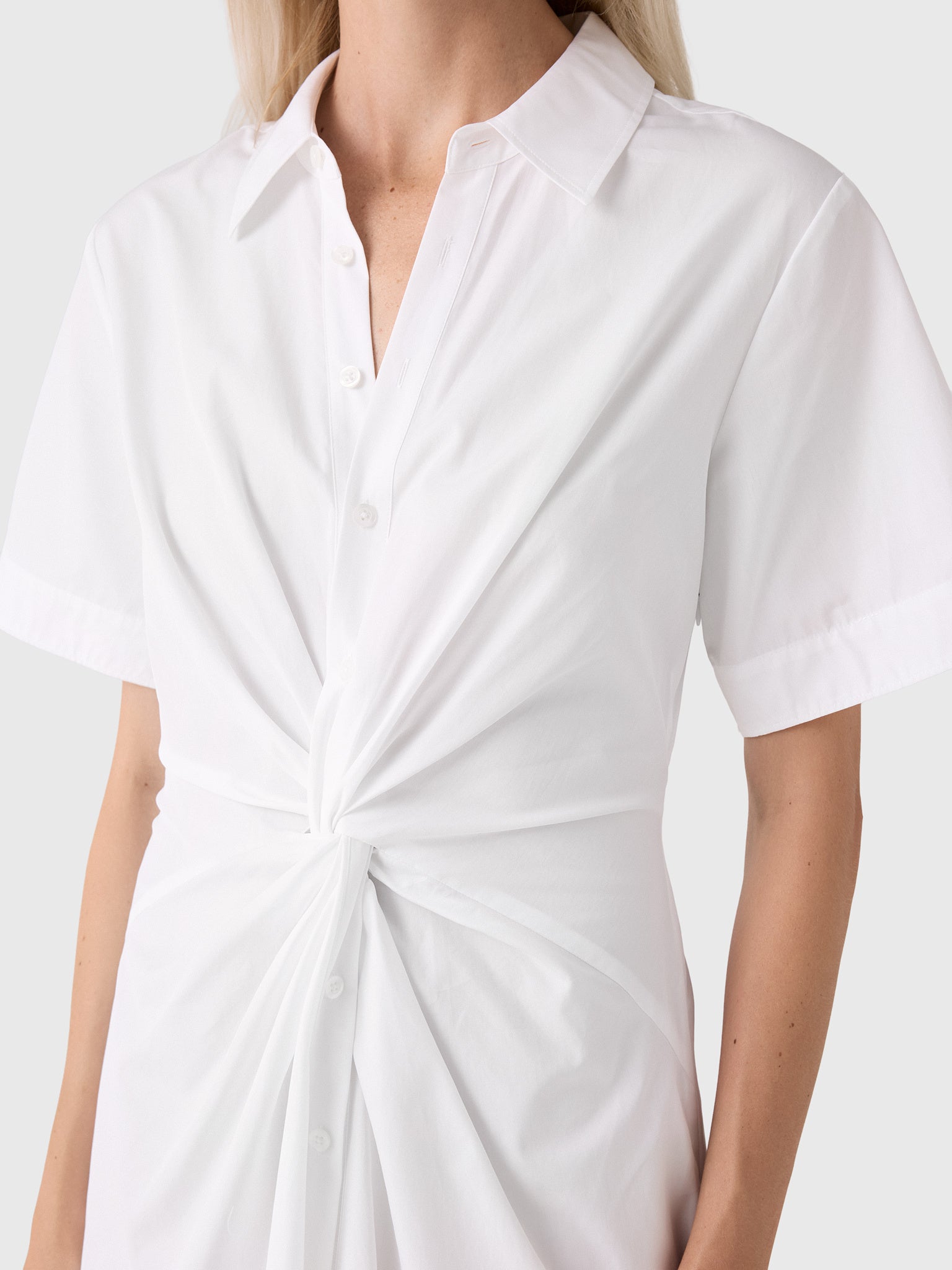 ALC Women's Ana Cotton Midi Shirtdress - Saint Bernard