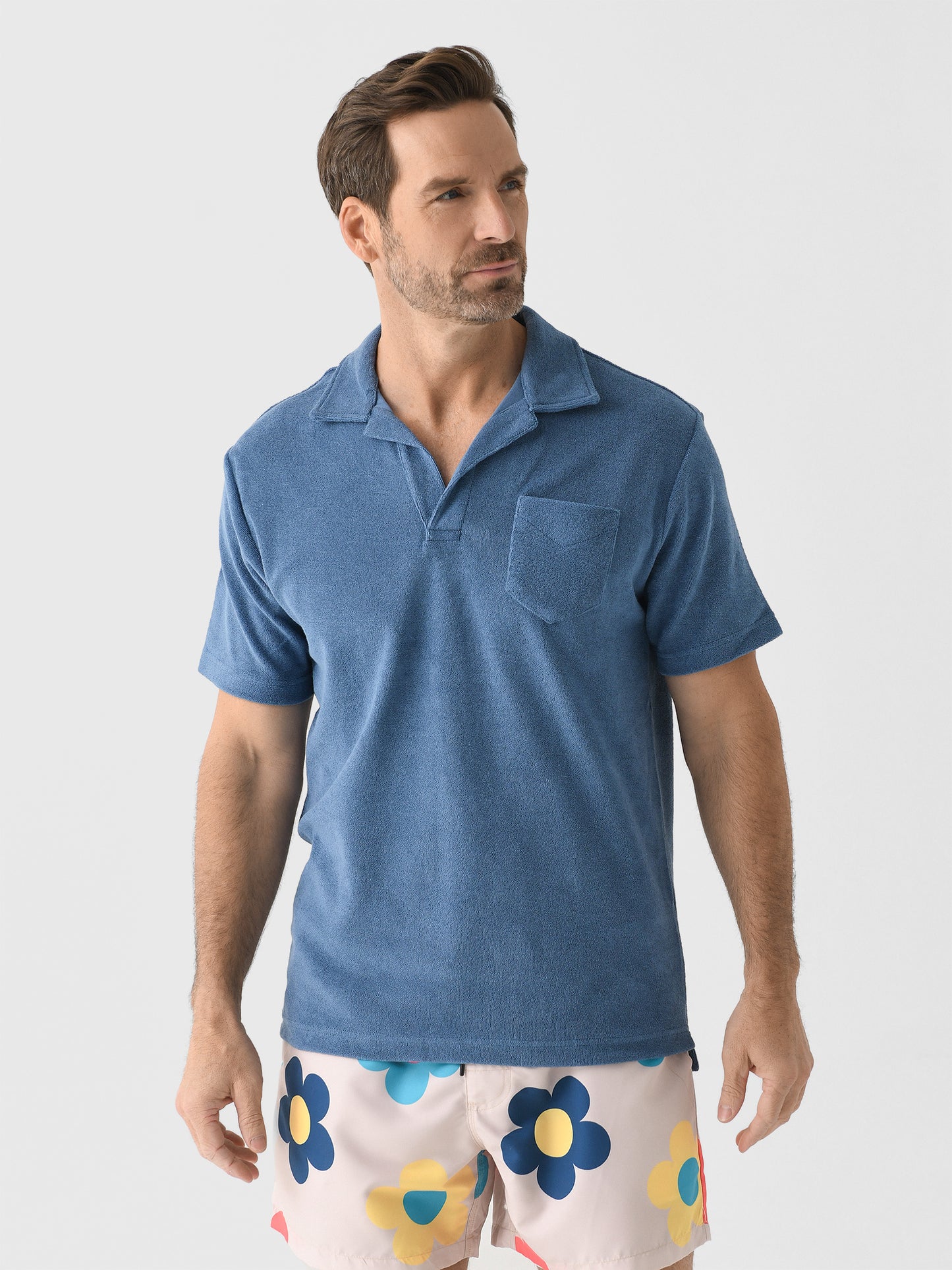 OAS Men's Coronet Polo Terry Shirt - Saint Bernard