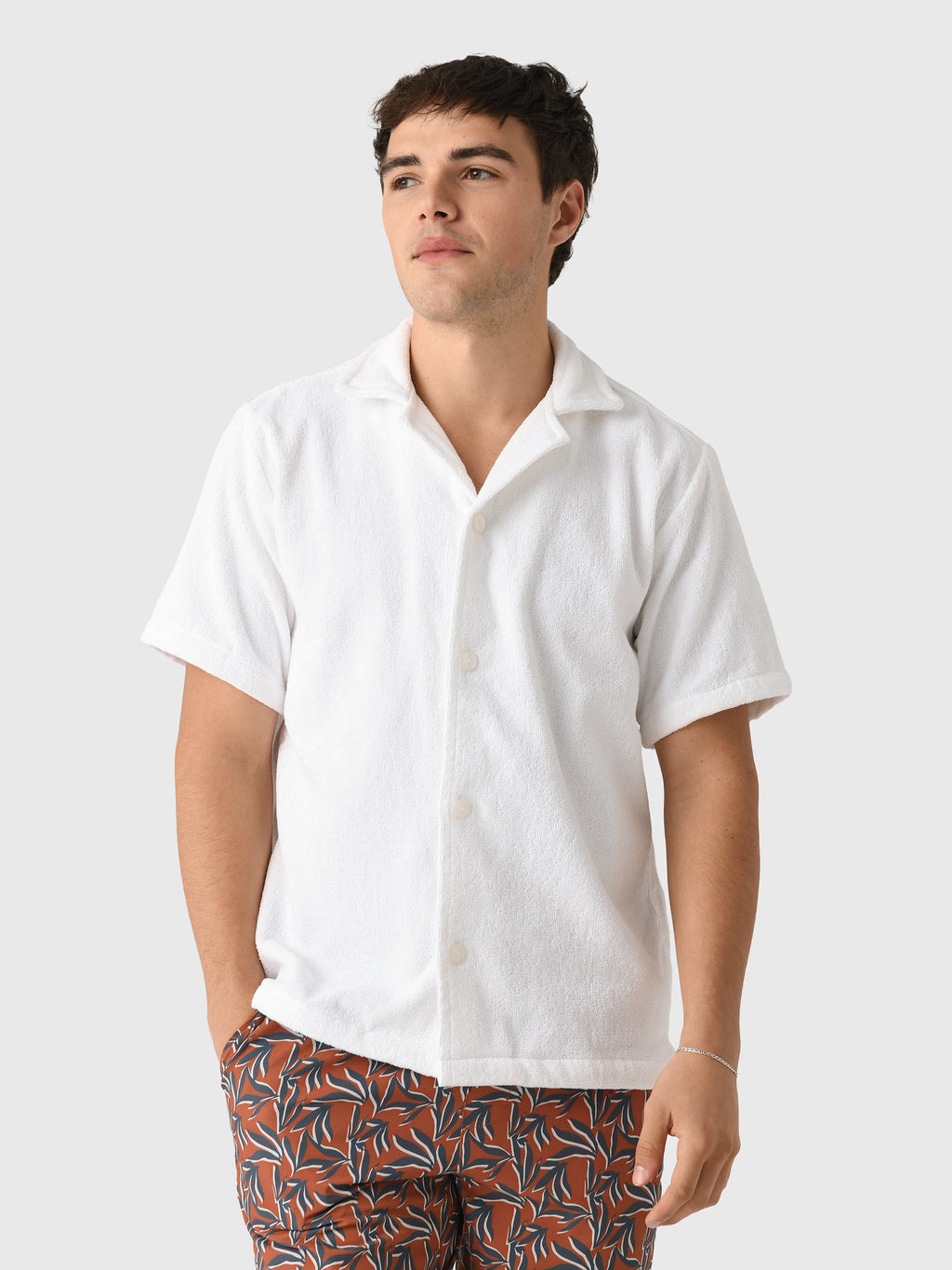 OAS Men's Cuba Terry Shirt - Saint Bernard