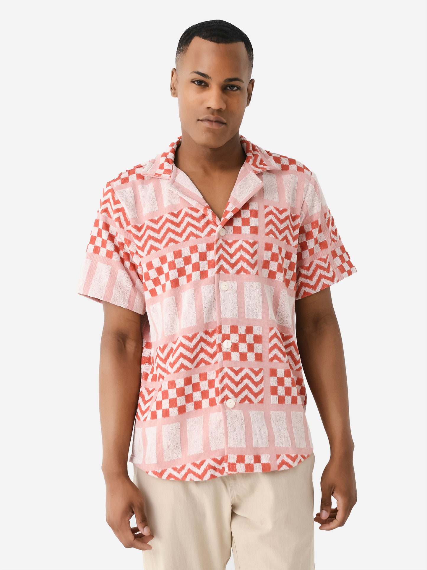 OAS Men's Miximize Cuba Terry Shirt - Saint Bernard