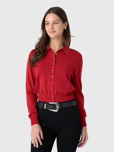 Ciao Lucia Women's Palma Sheer Cardigan - Saint Bernard