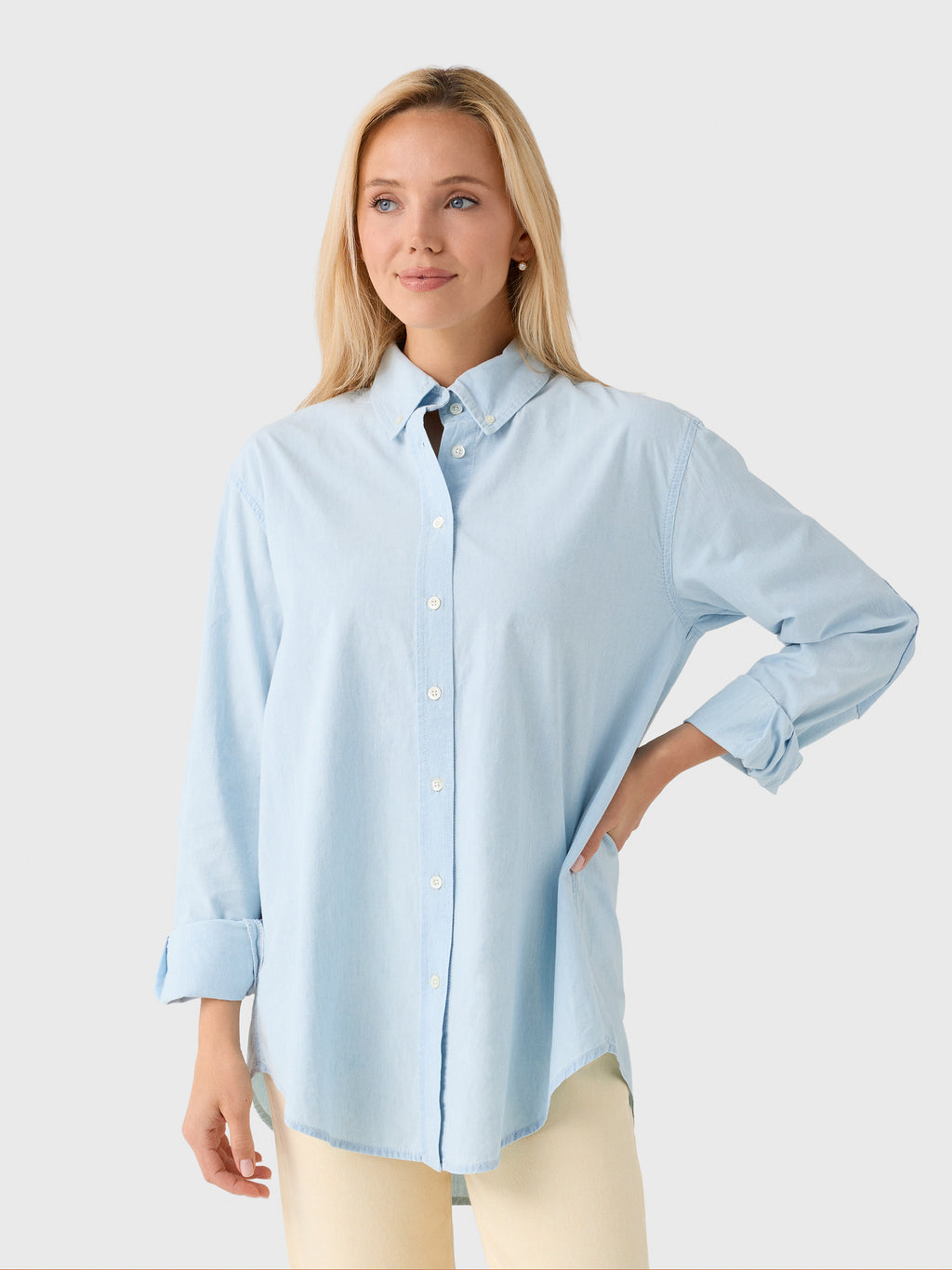Frame Women's The Heritage Patched Shirt - Saint Bernard