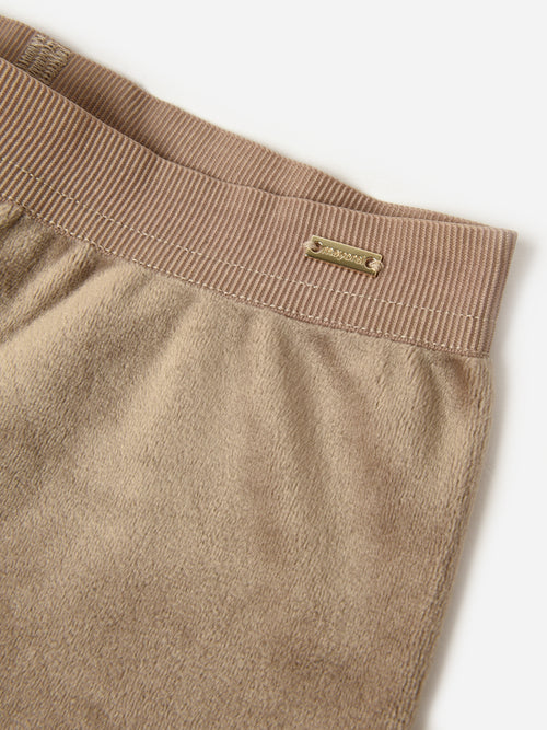 Mayoral Girls' Basic Velvet Legging
