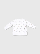 Angel Dear Baby Boys' Dinos Raglan Sweatshirt