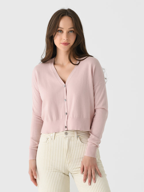 Organic John Patrick Women's Crop Cardigan