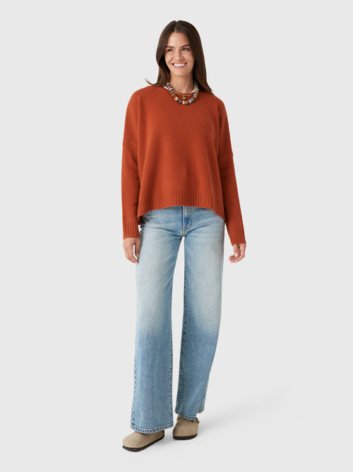 Organic John Patrick Women's Cashmere Wide Pullover