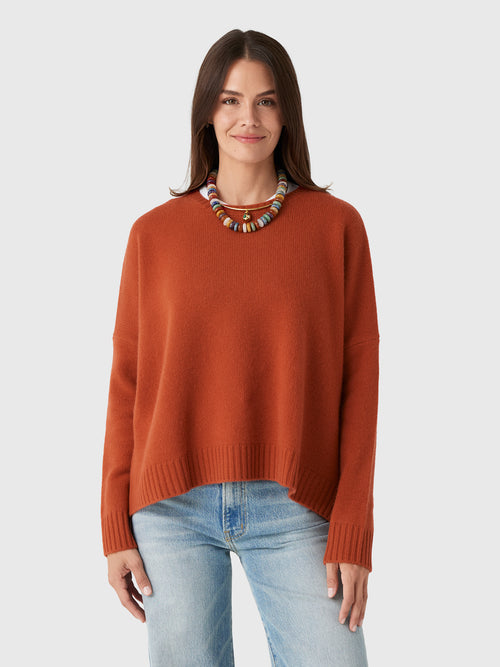 Organic John Patrick Women's Cashmere Wide Pullover