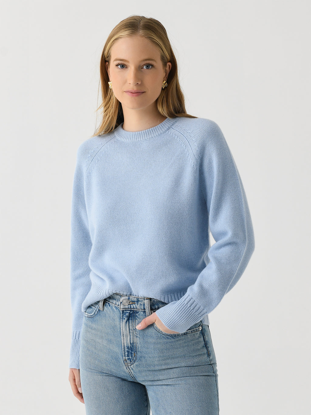 Organic John Patrick Women's Constance Cashmere Sweater - Saint Bernard