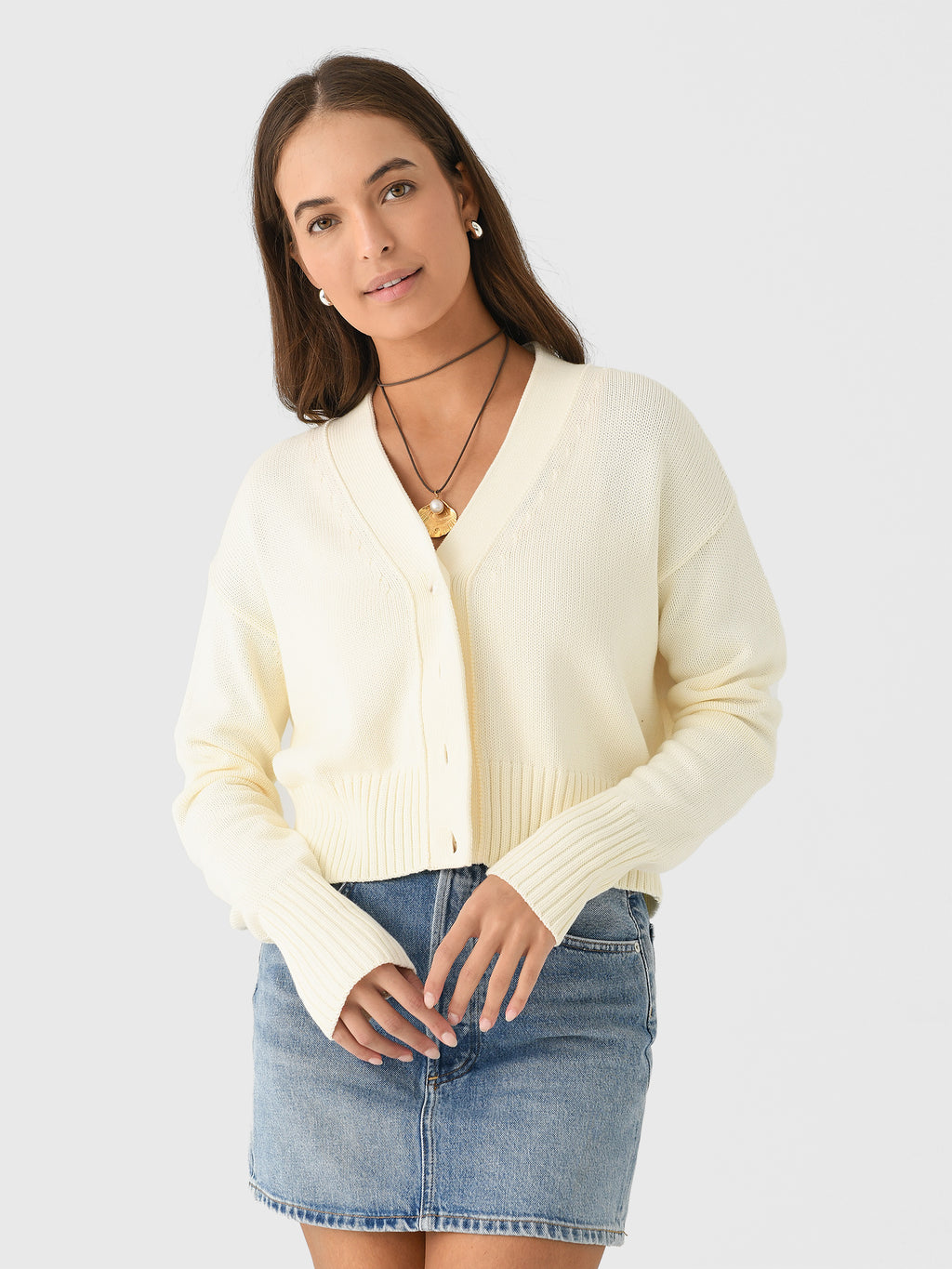 Organic John Patrick Women's The Rosie Cardigan - Saint Bernard