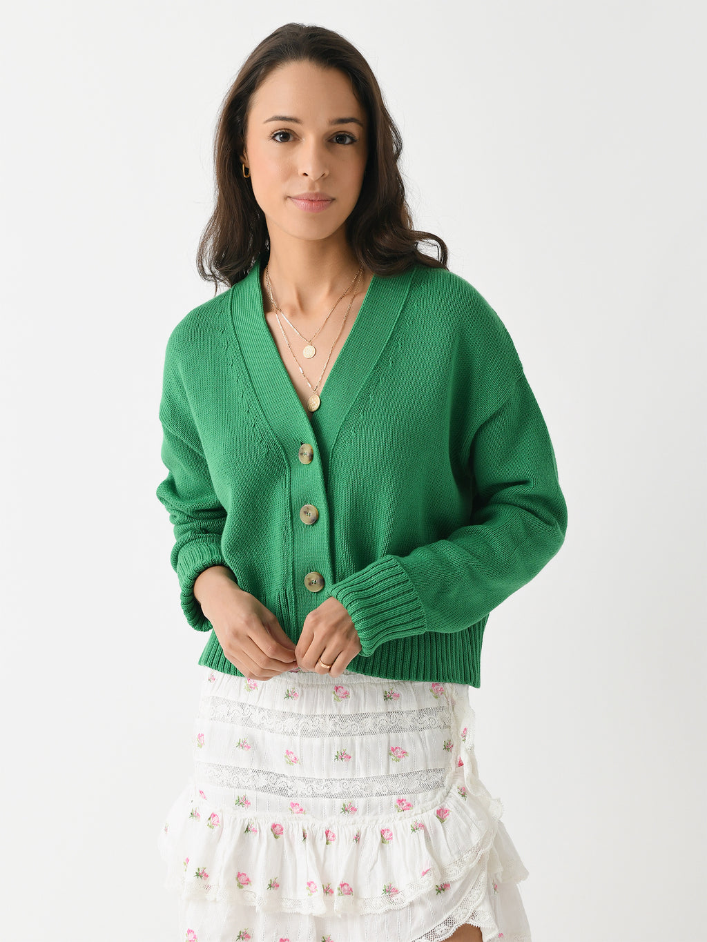 Organic John Patrick Women's The Rosie Cardigan - Saint Bernard