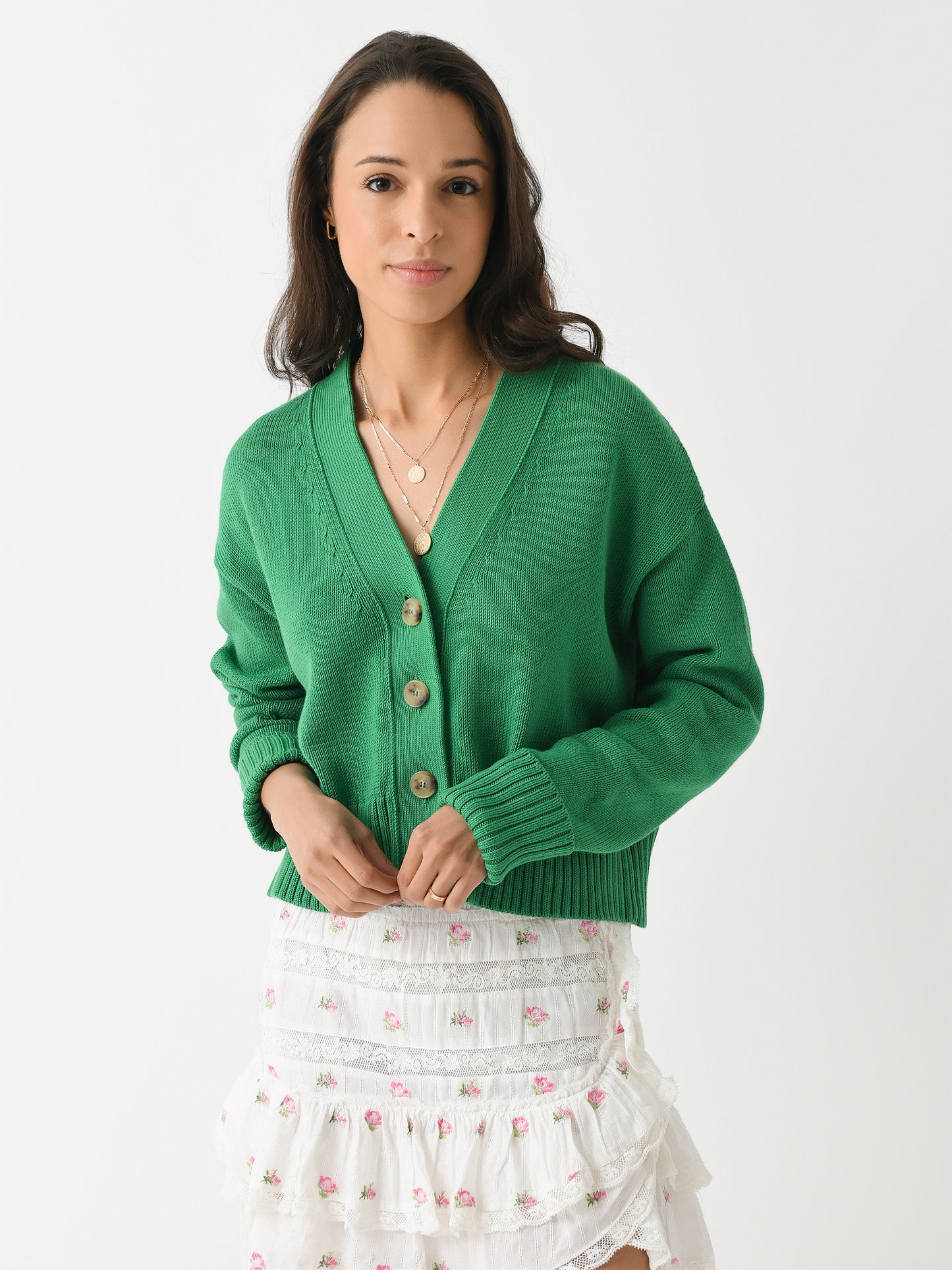 Organic John Patrick Women's The Rosie Cardigan - Saint Bernard