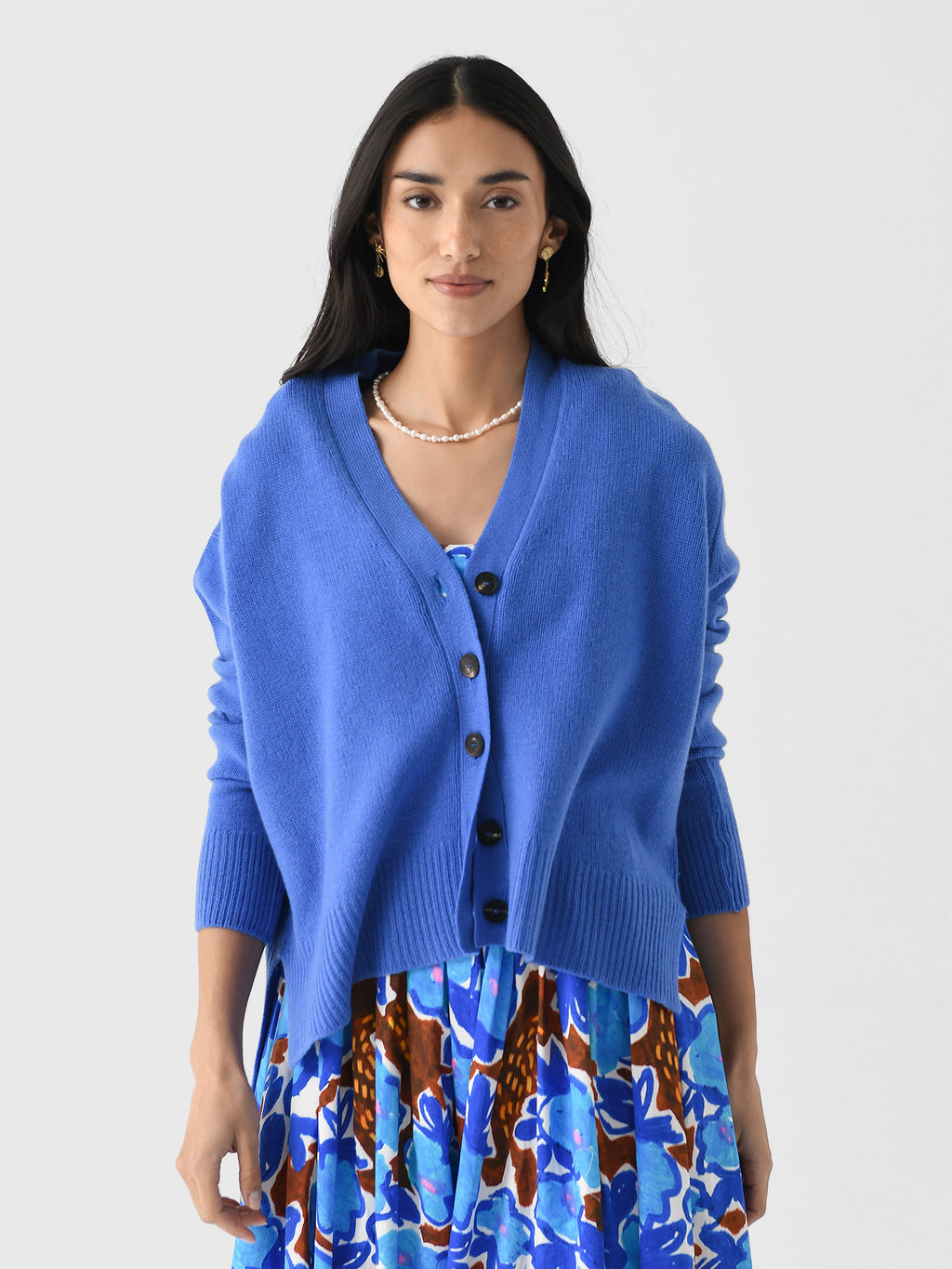 Organic John Patrick Women's Stella Cashmere Cardigan - Saint Bernard