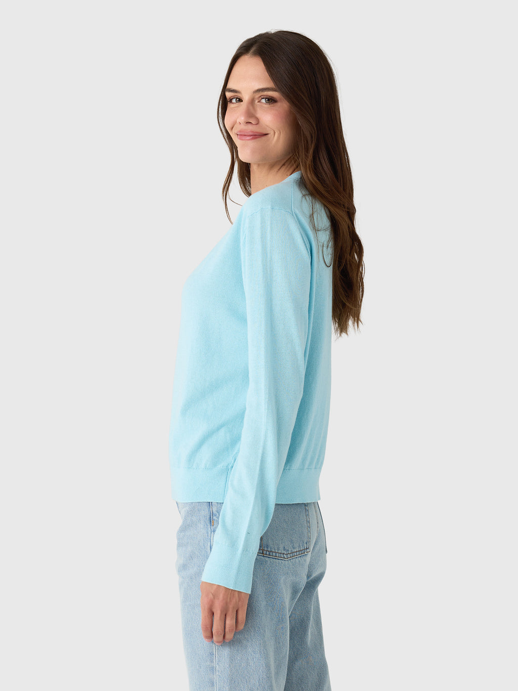 Organic John Patrick Women's V-Neck Pullover Sweater