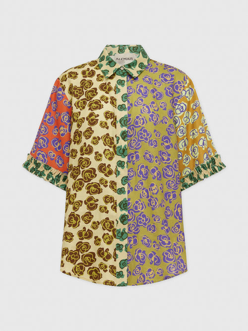 Alemais Women's Patty Spliced Shirt