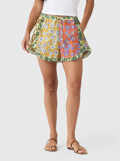 Alemais Women's Patty Spliced Short - Saint Bernard