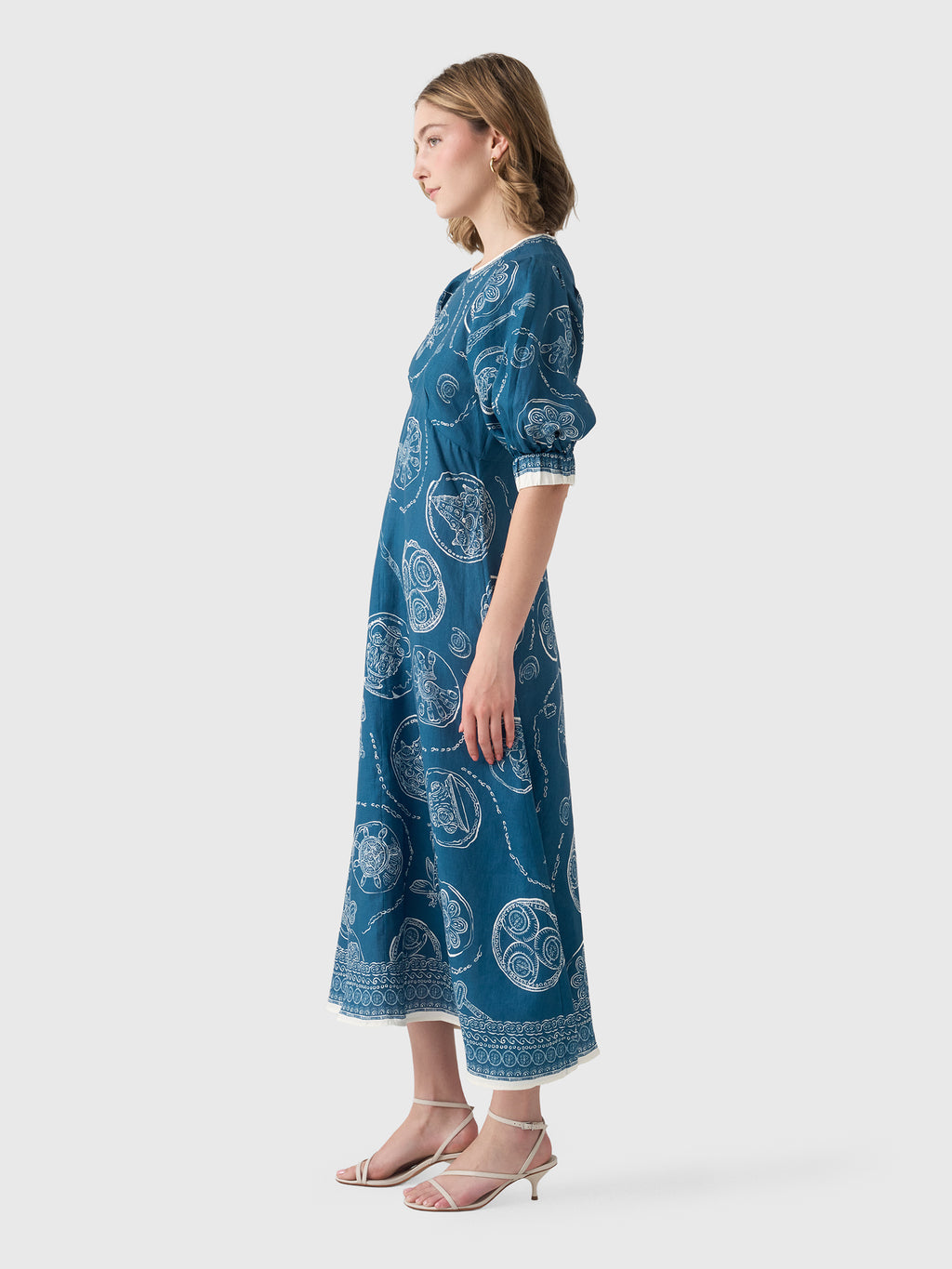 Alemais Women's Lucky Midi Dress - Saint Bernard