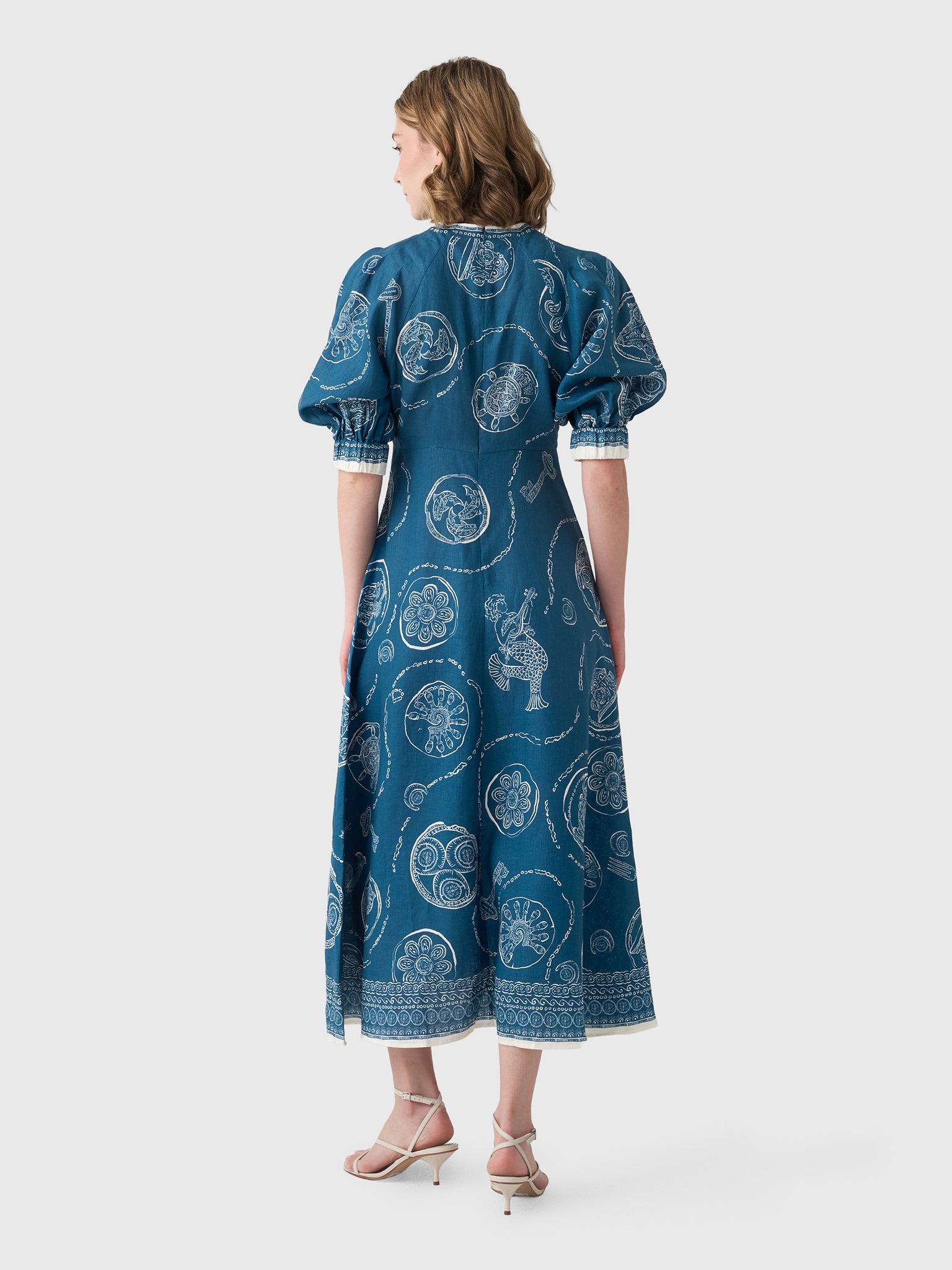 Alemais Women's Lucky Midi Dress - Saint Bernard