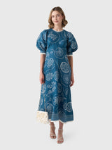 Alemais Women's Lucky Midi Dress - Saint Bernard