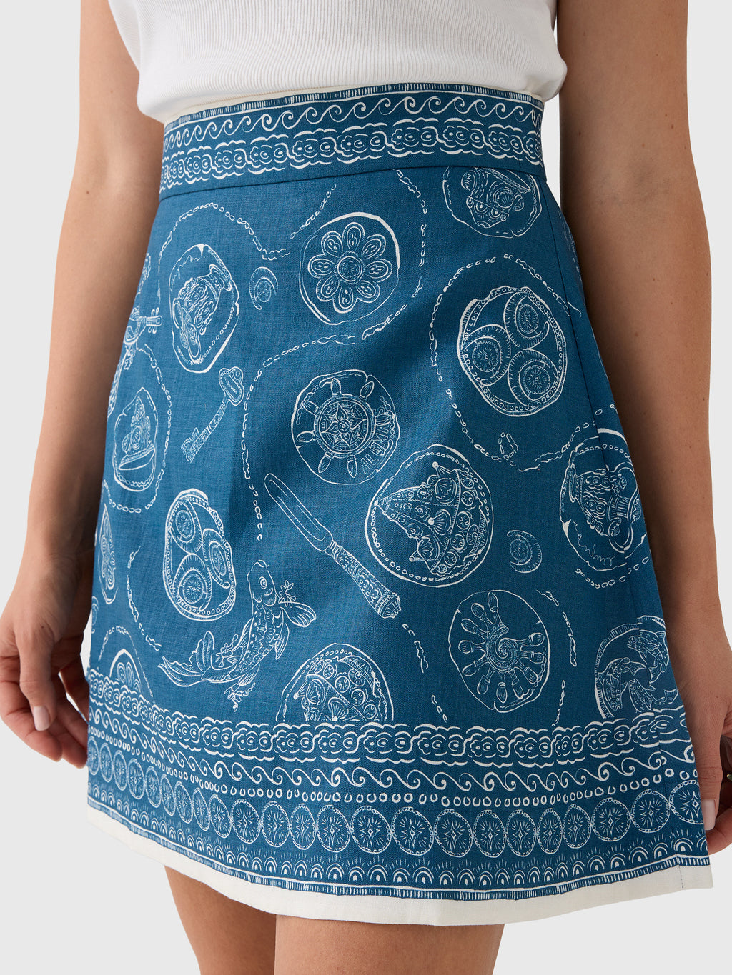 Alemais Women's Lucky Mini Skirt - Saint Bernard
