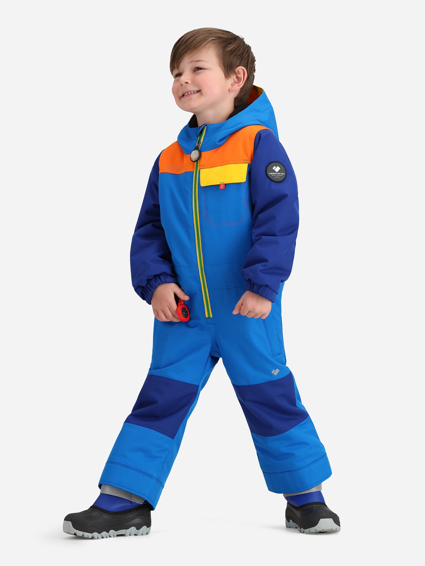 Obermeyer Kids' Quinn One-Piece Snowsuit - Saint Bernard