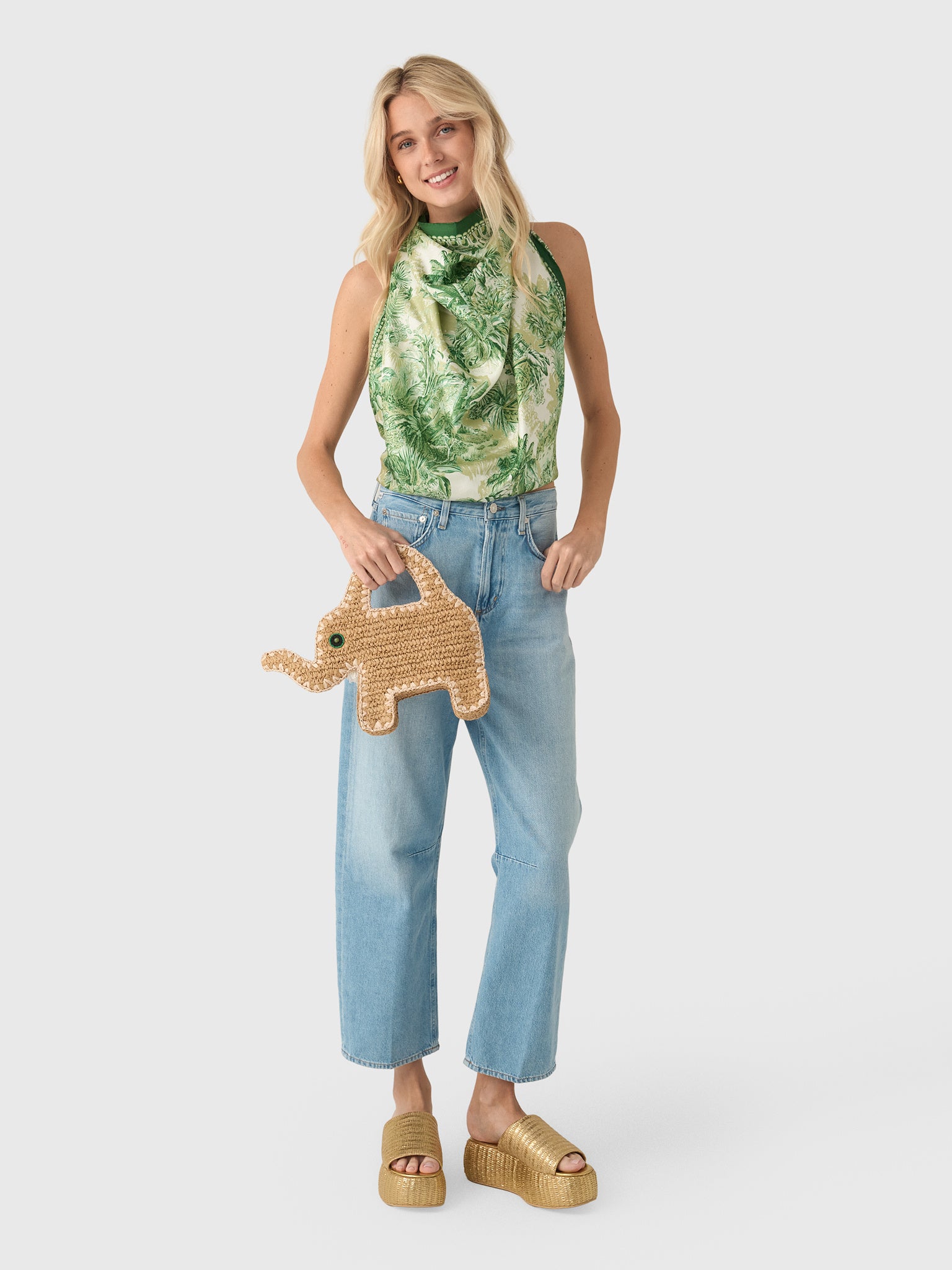 Alemais Women's Sara Silk Scarf - Saint Bernard