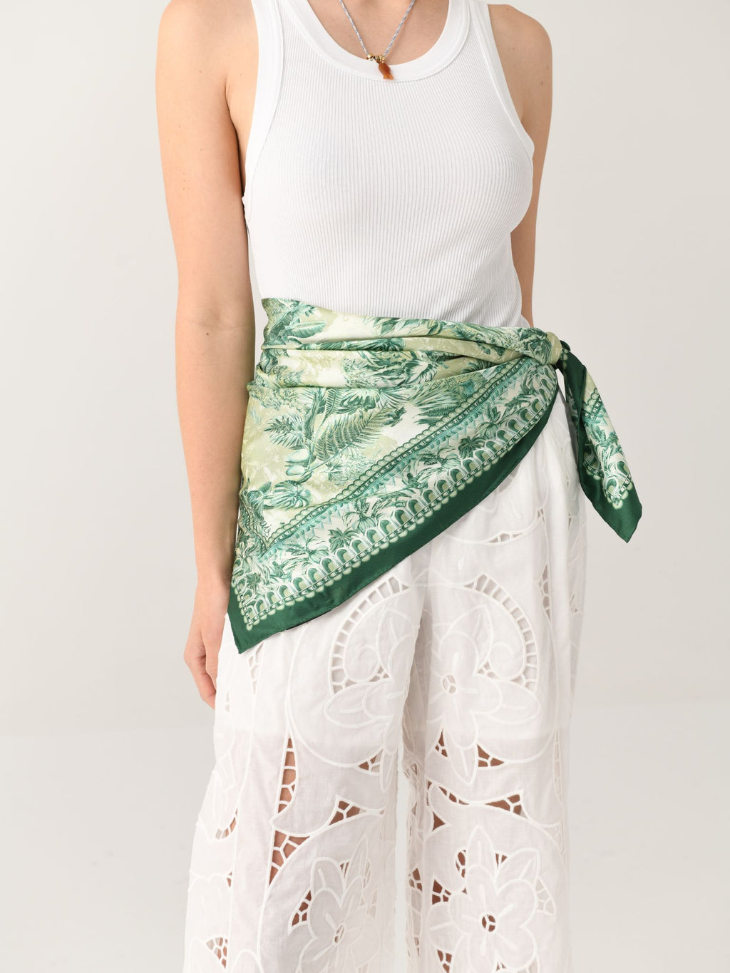 Alemais Women's Sara Silk Scarf - Saint Bernard