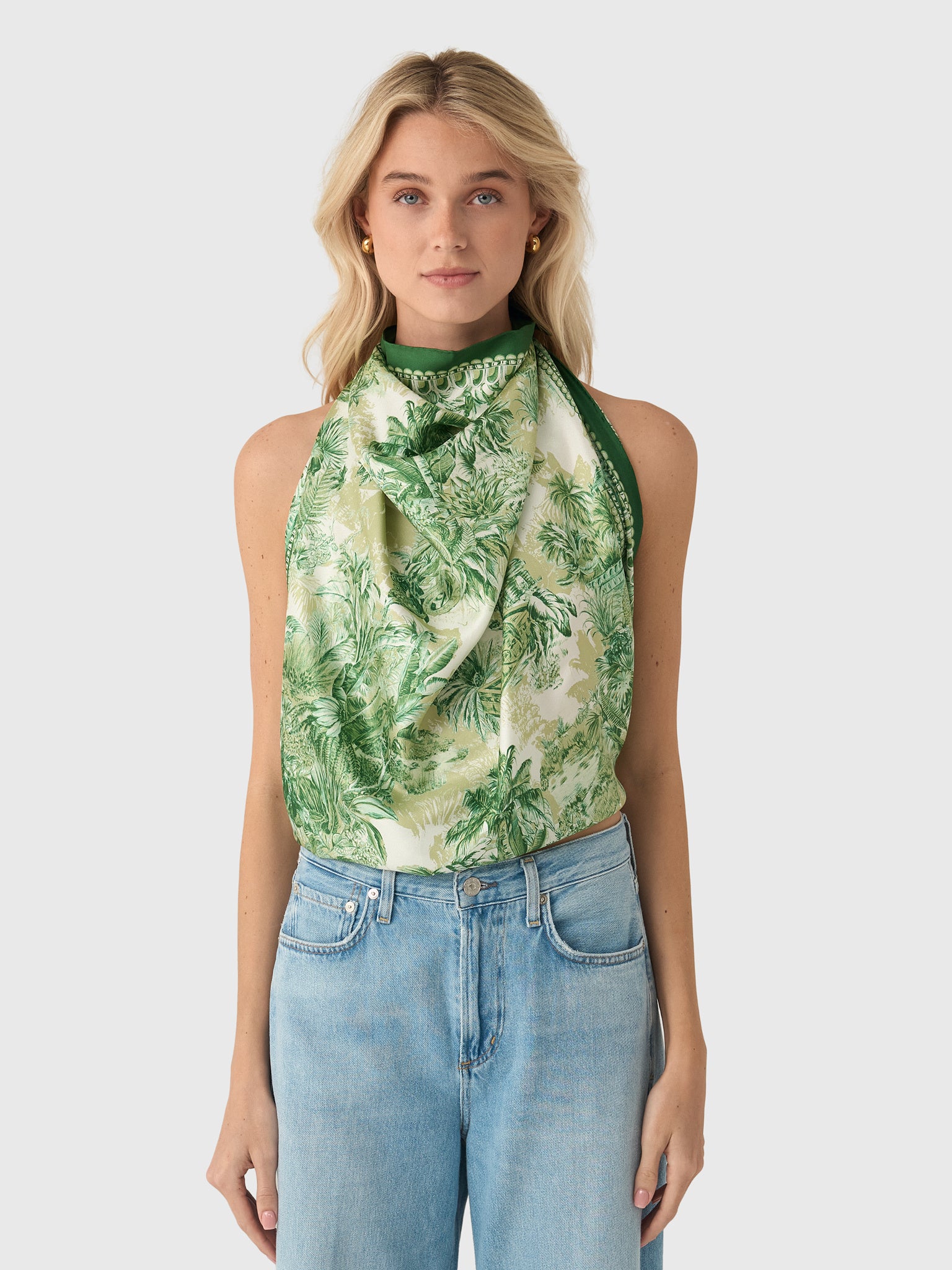Alemais Women's Sara Silk Scarf - Saint Bernard