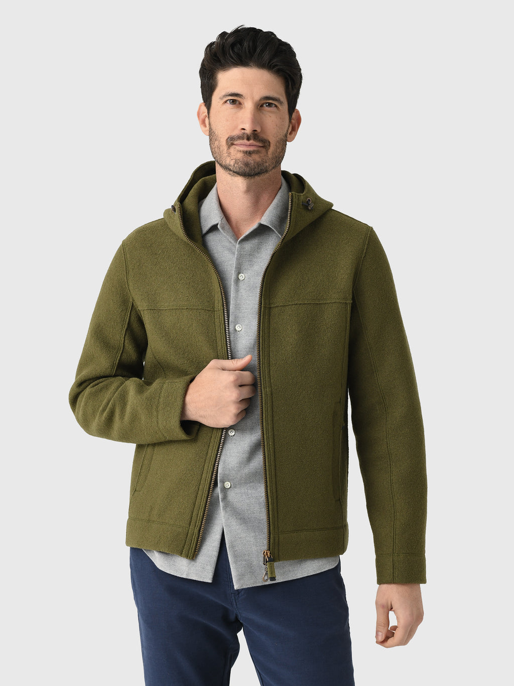 Frauenschuh Men's Kian Wool Jacket - Saint Bernard
