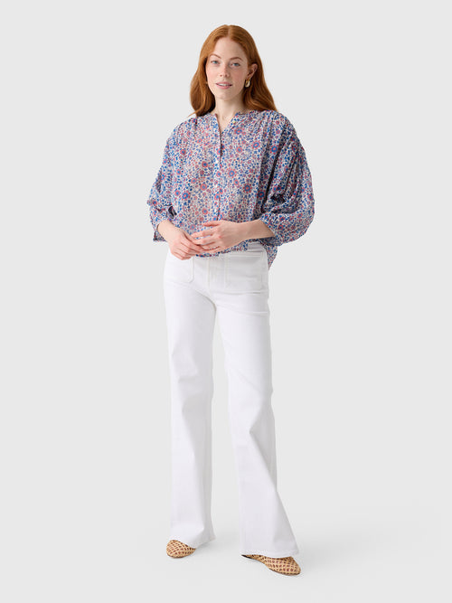 M.A.B.E Women's Della Print Top