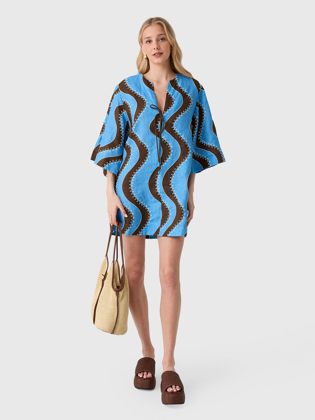 Alemais Women's Frankie Mini Dress - Saint Bernard
